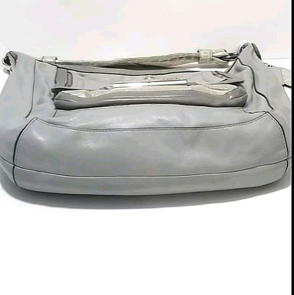 Coach Kristin Leather Gray Python Bag . - image 3